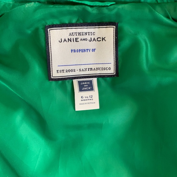 Janie and Jack green quilted vest - Picture 3 of 3